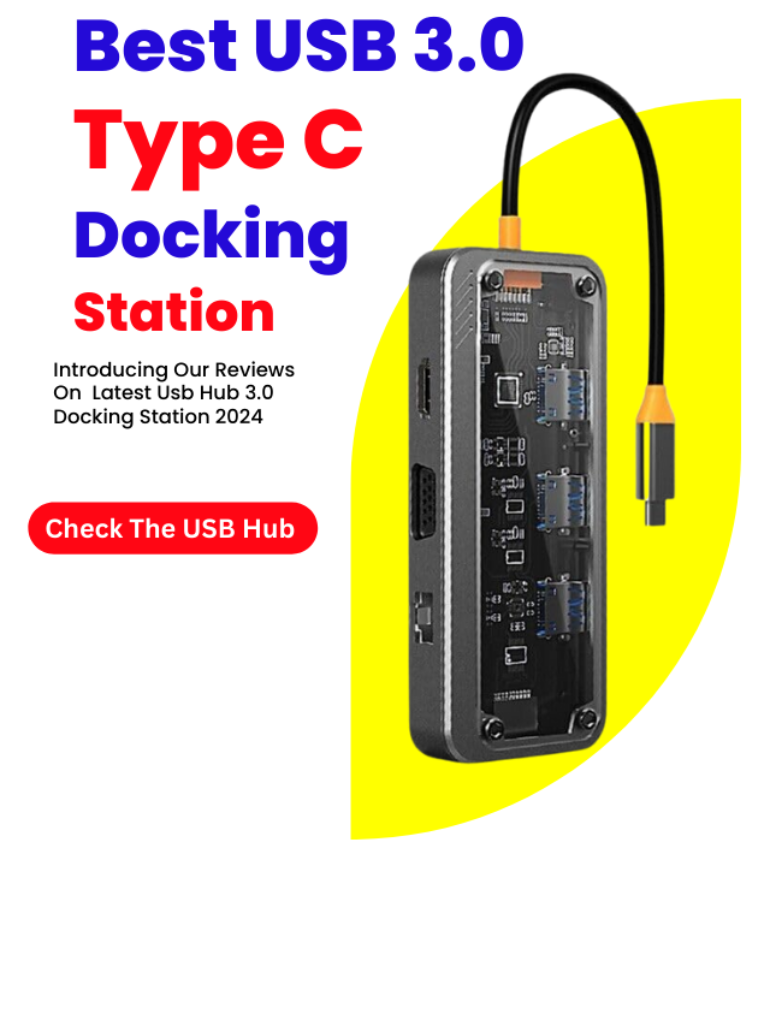 USB hub 3.0 type C thunderbolt 4 docking station for laptop 2024